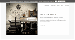 Desktop Screenshot of majestypaper.com